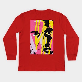 Octavio Paz - Extreme Close-up Kids Long Sleeve T-Shirt